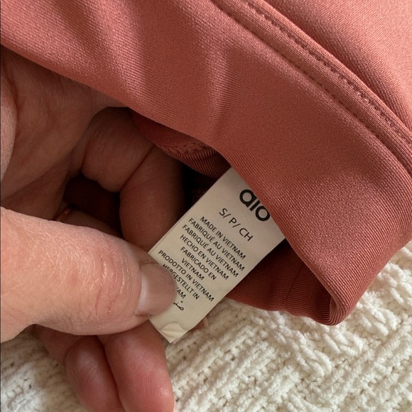 ALO Yoga Dusty Rose Seamless Leggings - XS - Picture 3 of 5